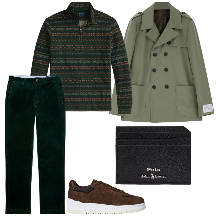 Outfit uomo - Cinema o teatro. per Serata speciale. Abbinamento con giacche, pantaloni, portafogli, sneakers, pullovers.
