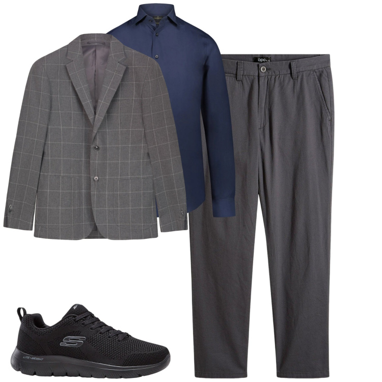 Outfit uomo - City. Stile Urban per Tutti i giorni. Abbinamento con sneakers, pantaloni chino, camicie, giacche.
