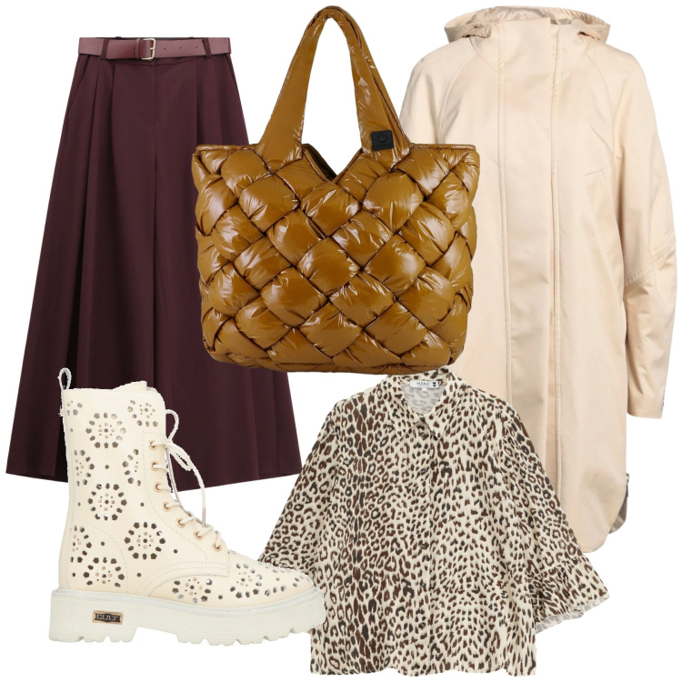 Outfit donna - Gli stivaletti glam. Stile Urban per Tutti i giorni. Abbinamento con parka, anfibi, camicie, pantaloni a palazzo, borse tote.