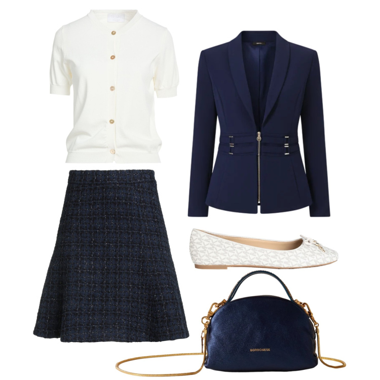 Outfit donna - Natale vintage bon ton. Stile Vintage retrò per Tutti i giorni. Abbinamento con ballerine, minigonne, cardigans, blazer, borse a mano.