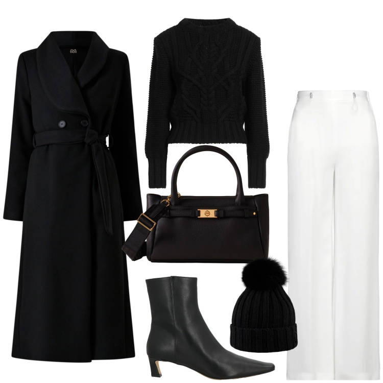 Outfit donna - Old Money style. Stile Chic per Tutti i giorni. Abbinamento con pullovers, stivaletti, pantaloni, cappotti, borse a mano, berretti.