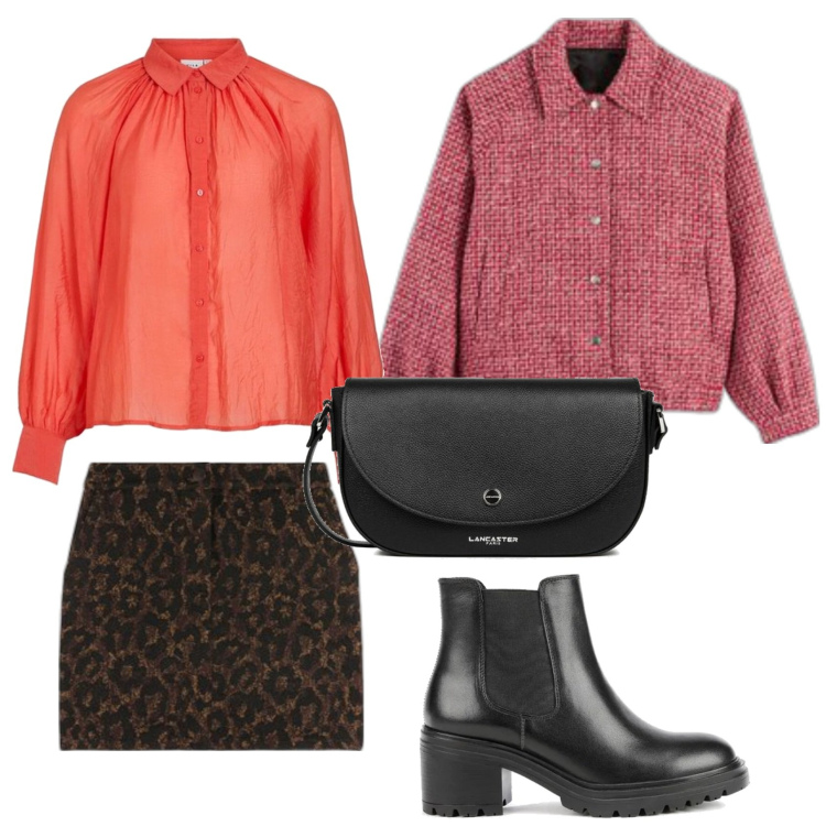 Outfit mujer - Urban look. Estilo Urban para Todos los días. Combinación con botines chelsea, blusas, bomber, bandoleras, minifaldas.