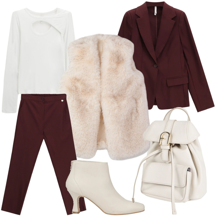 Outfit donna - …Regalati un outfit. Stile Trendy per Tutti i giorni. Abbinamento con stivaletti, zaini, piumini, pantaloni, blazer, maglieria.