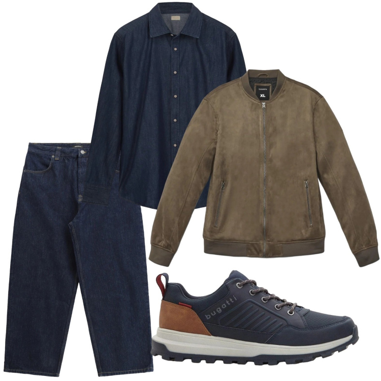 Outfit uomo - Less is more. Stile Casual per Tutti i giorni. Abbinamento con sneakers, giacche, jeans, camicie.