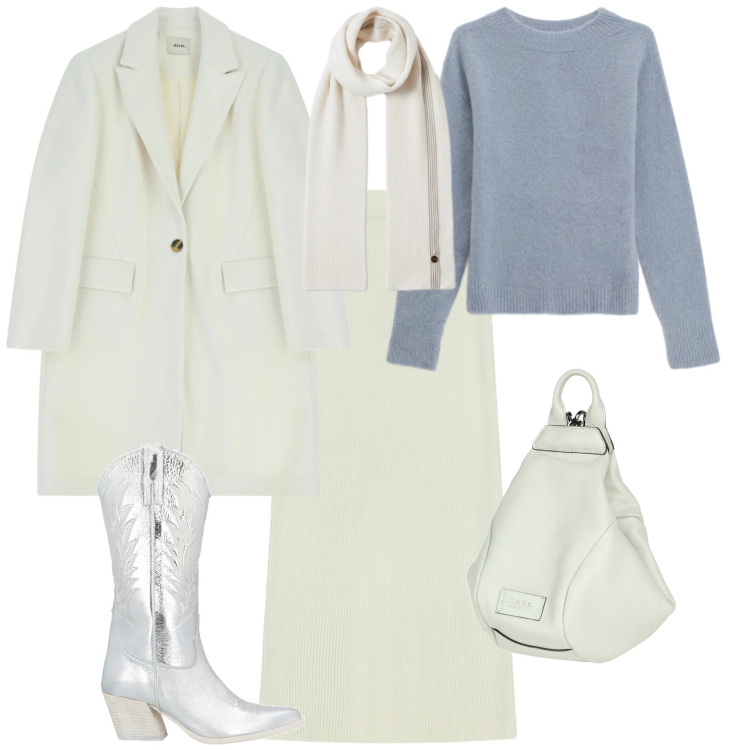 Outfit donna - Casual chic ogni giorno. Stile Casual chic per Tutti i giorni. Abbinamento con zaini, stivali, sciarpe, cappotti, maglieria, gonne lunghe.