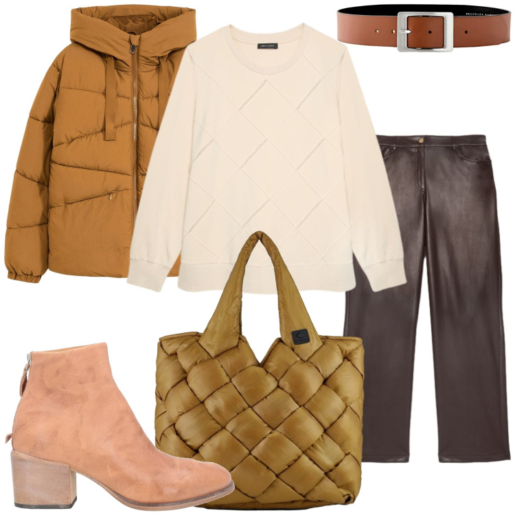 Outfit donna - Casual in jeans. Stile Casual per Tutti i giorni. Abbinamento con cinture, giacche, stivaletti, borse tote, pantaloni, felpe.