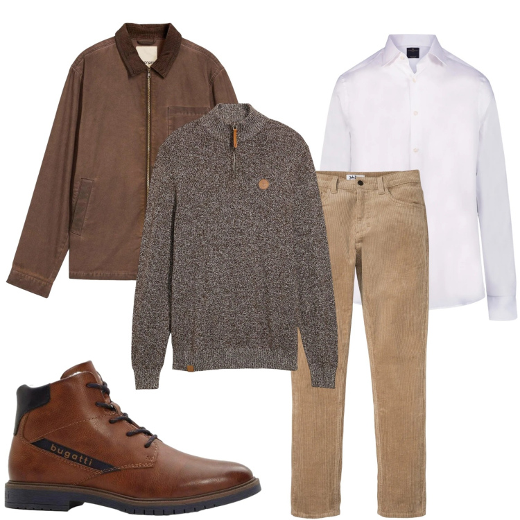 Outfit uomo - Il mio modo. Stile Urban per Tutti i giorni. Abbinamento con giacche, pantaloni, anfibi, maglieria, camicie.