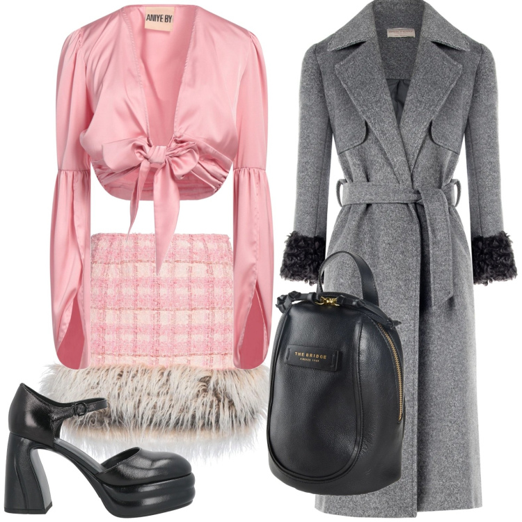 Outfit donna - La blusa di seta. Stile Chic per Serata fuori. Abbinamento con minigonne, zaini, décolleté, top, cappotti.