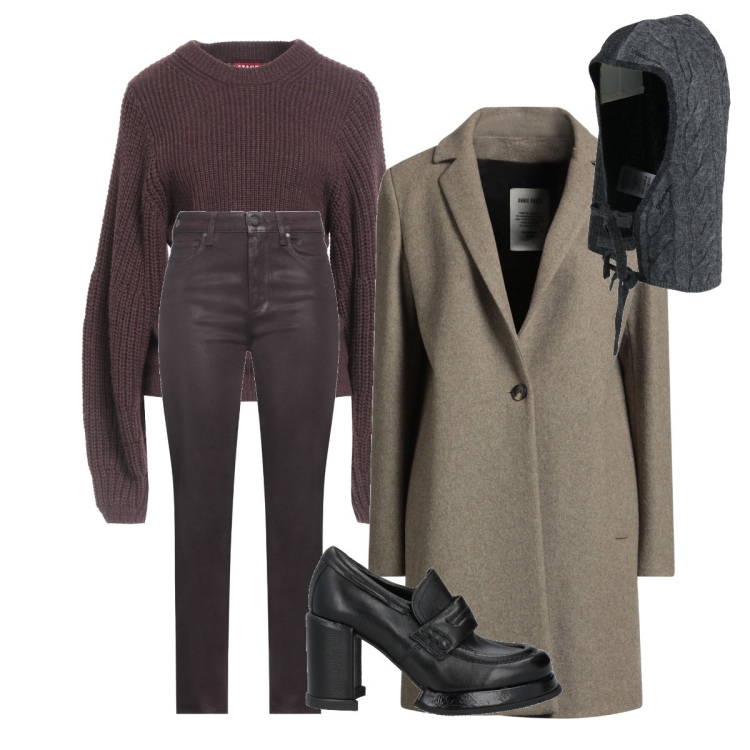 Outfit donna - Un nuovo anno, un nuovo stile. Stile Trendy per Tutti i giorni. Abbinamento con jeans, mocassini, cappotti, cappelli, pullovers.