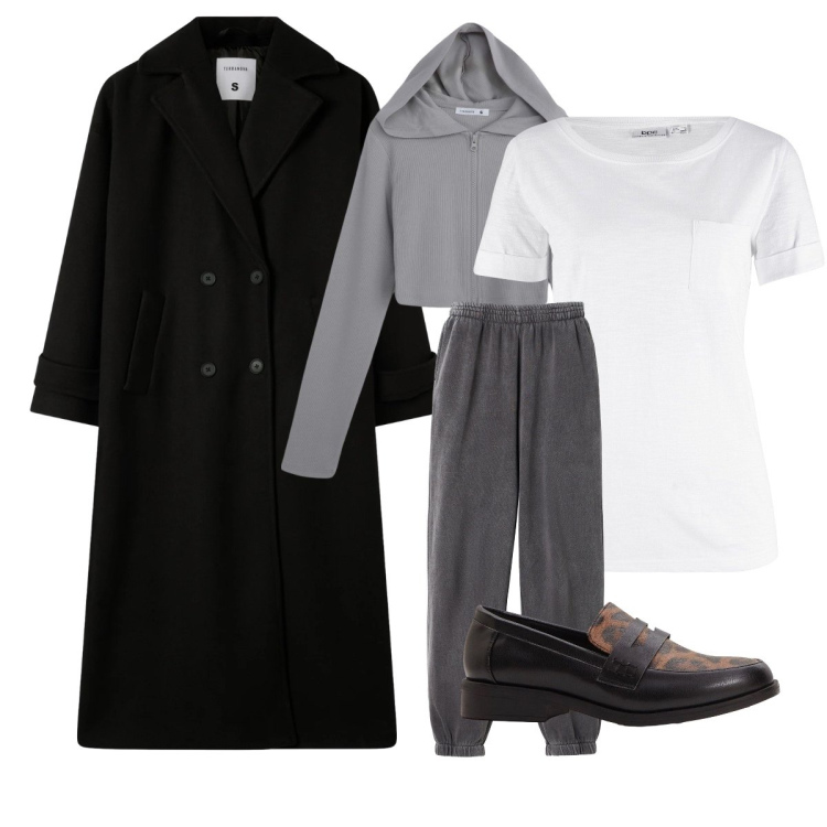 Outfit donna - Il capospalla importante - @tizygipsy. Stile Trendy per Tutti i giorni. Abbinamento con t-shirt, mocassini, pantaloni, felpe con cappuccio, cappotti.