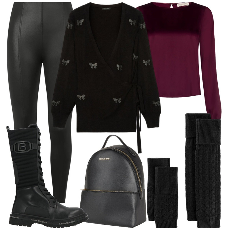 Outfit donna - Scalda cuore ️. Stile Minimal per Tutti i giorni. Abbinamento con calzini, zaini, stivali, pantaloni skinny, bluse, cardigans.