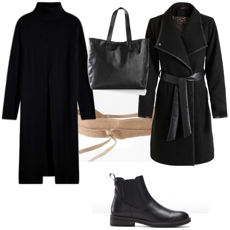 Outfit femme - Un sac ou foulard léopard. Style Tendance pour Tous les jours. Assortir avec jean bootcut, ceintures, boots, manteaux, sac cabas, pulls.
