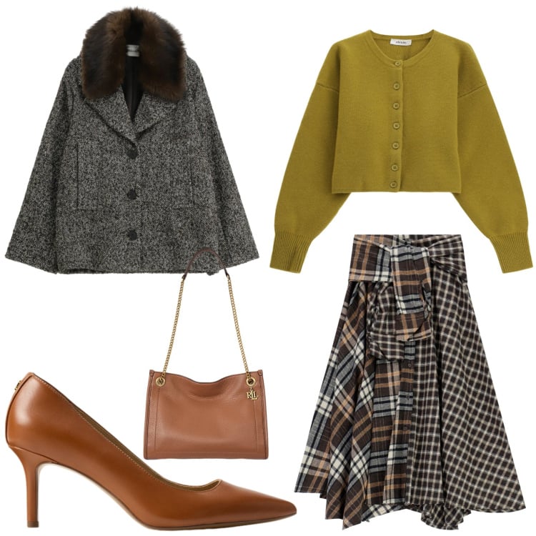 Outfit donna - Glam con i saldi Dixie.. Stile Mannish Abbinamento con gonne lunghe, cappotti, cardigans, décolleté, borse tote.