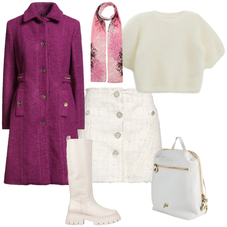 Outfit donna - Trendy ogni giorno. Stile Trendy per Tutti i giorni. Abbinamento con stivali, zaini, cappotti, minigonne, sciarpe, t-shirt.