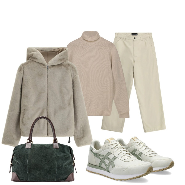 Outfit uomo - In viaggio per lavoro. Stile Trendy per Tutti i giorni. Abbinamento con pantaloni, bomber, sneakers, borse sportive, pullovers.