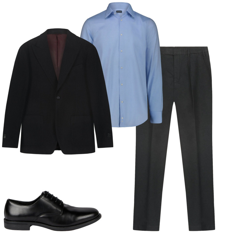 Outfit uomo - Doppelganger. Stile Business/Elegante per Tutti i giorni. Abbinamento con scarpe stringate, pantaloni, giacche, camicie.