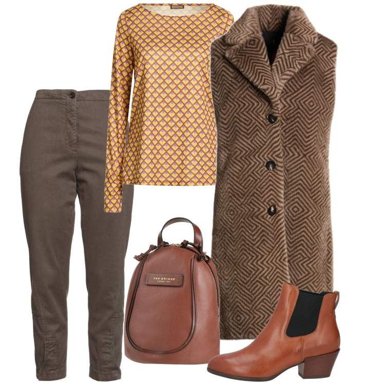 Outfit donna - Gennaio. Stile Bon Ton per Tutti i giorni. Abbinamento con zaini, jeans slim fit, cappotti, t-shirt, stivaletti chelsea.