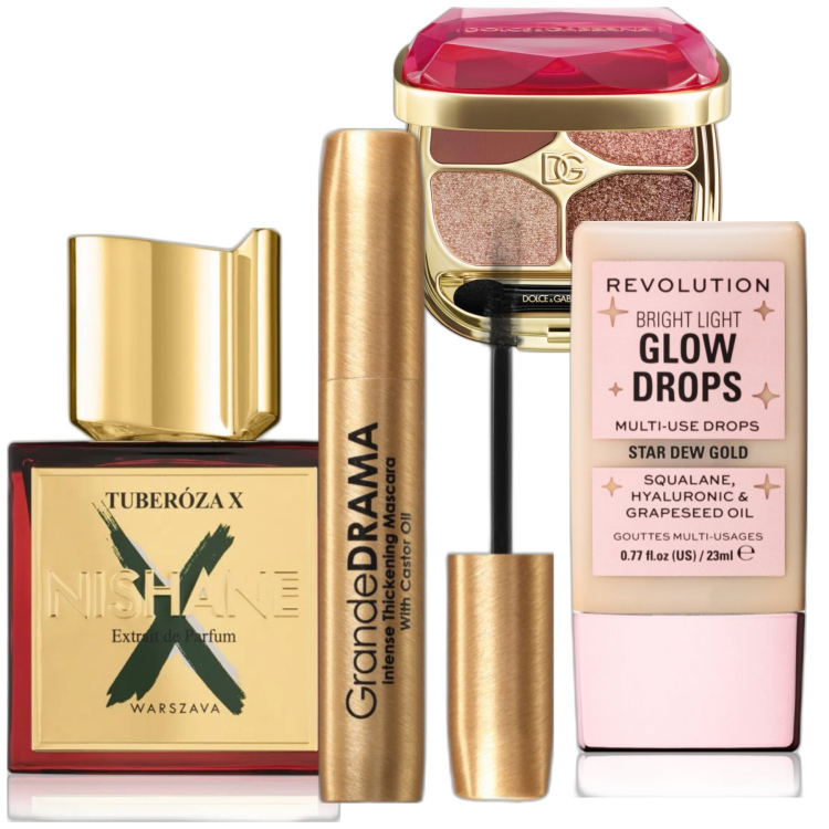 Outfit donna - Beauty-box #2327570. Abbinamento con primer, profumi, mascara, ombretti.