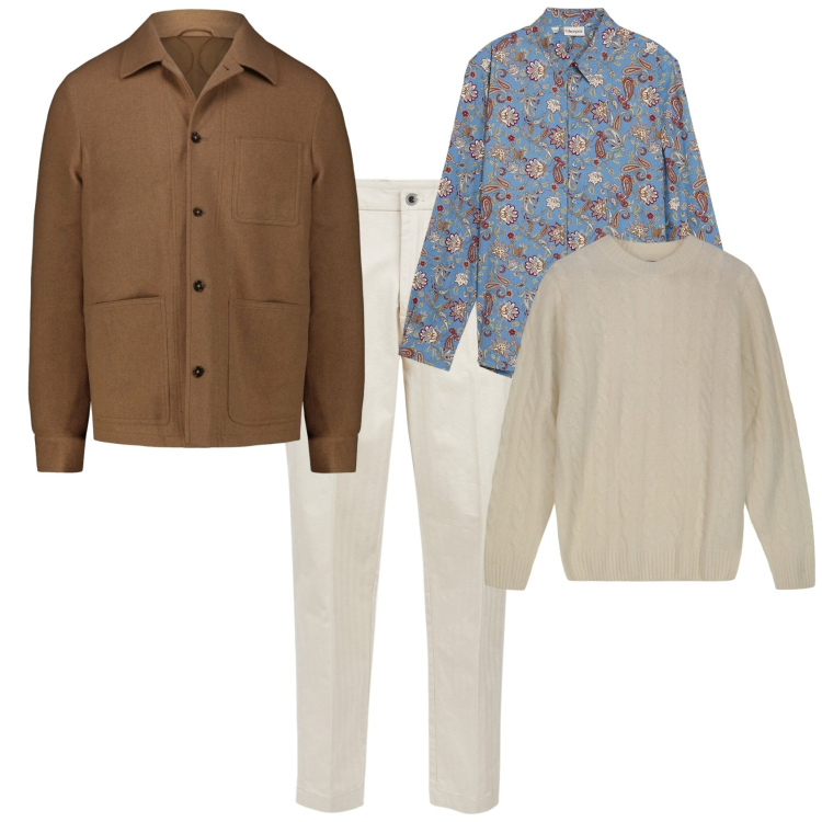 Outfit uomo - Trendy ogni giorno. Stile Trendy per Tutti i giorni. Abbinamento con camicie, sneakers, pantaloni, cappotti, maglieria.