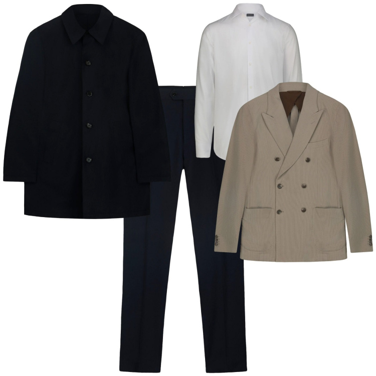 Outfit uomo - Classico elegante per l ufficio. Stile Business/Elegante per Ufficio. Abbinamento con stivali e stivaletti, giacche, pantaloni, trench, camicie.