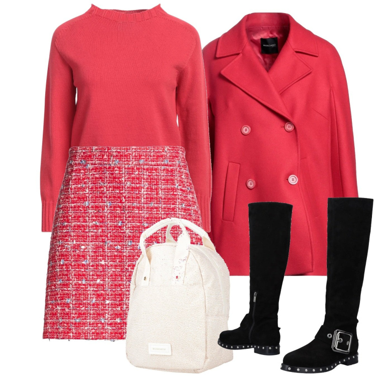 Outfit donna - Love, but make it Fashion. Stile Bon Ton per Tutti i giorni. Abbinamento con minigonne, stivali, caban, pullovers, zaini.