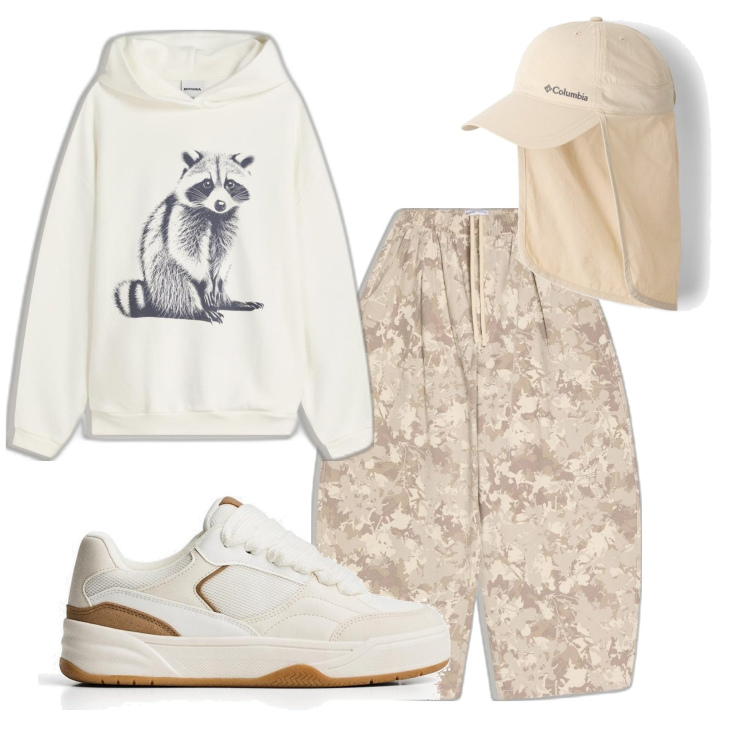 Outfit mujer - Sporty chic #299. Estilo Sporty chic para Todos los días. Combinación con sneakers, sudaderas con capucha, sombreros, pantalones.