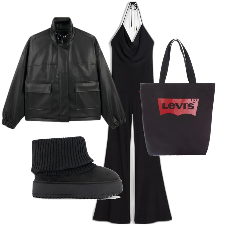 Outfit mujer - A pilates. Estilo Sporty chic para Deporte. Combinación con bolso tote, blazers, chándales, botines.