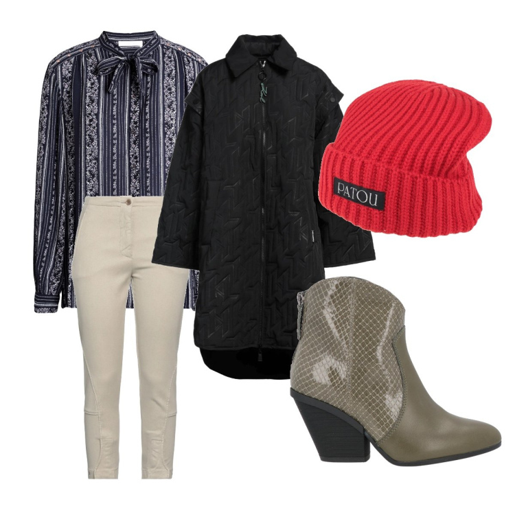 Outfit donna - Sembra casual invece è trendy. Stile Trendy per Tutti i giorni. Abbinamento con jeans slim fit, cappotti, camicie, stivaletti texani, cappelli.