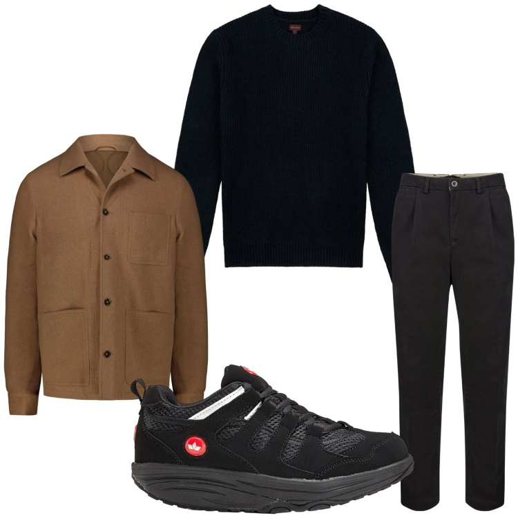 Outfit uomo - Look urban. Stile Urban per Tutti i giorni. Abbinamento con sneakers, pantaloni, cappotti, maglieria.
