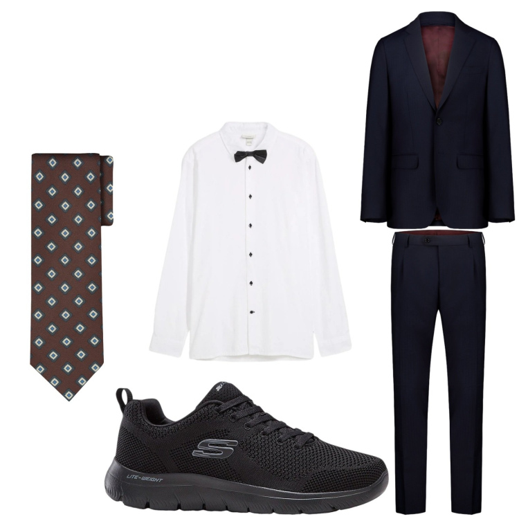Outfit uomo - Casual. Stile Casual per Tutti i giorni. Abbinamento con sneakers, camicie, cravatte, abiti.