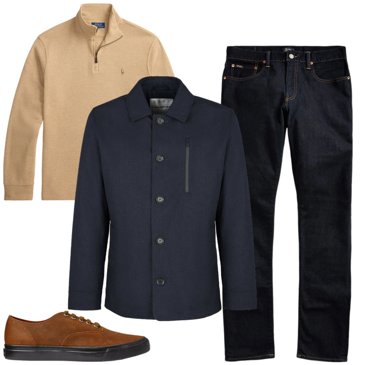 Outfit uomo - Urban vibes. Stile Urban per Tutti i giorni. Abbinamento con sneakers, jeans, pullovers, piumini.