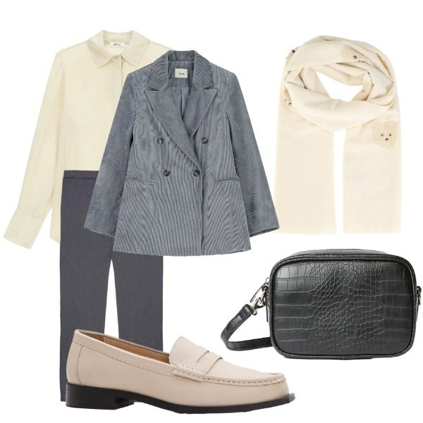 Outfit donna - teddy. Stile Casual per Tutti i giorni. Abbinamento con mocassini, pantaloni, borse a tracolla, sciarpe, camicie, blazer.