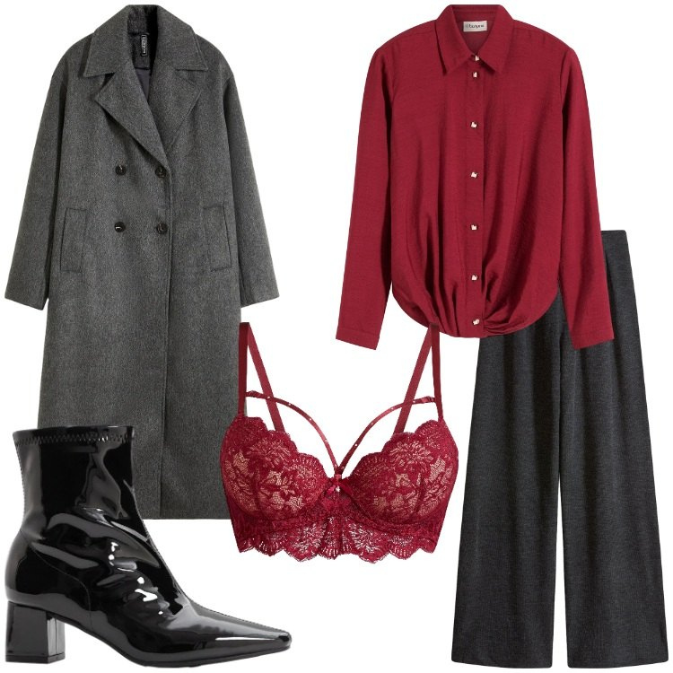 Outfit donna - Intimo per San Valentino - bonprix. Stile Casual chic per Serata fuori. Abbinamento con reggiseni, pantaloni, cappotti, stivaletti, jeans.