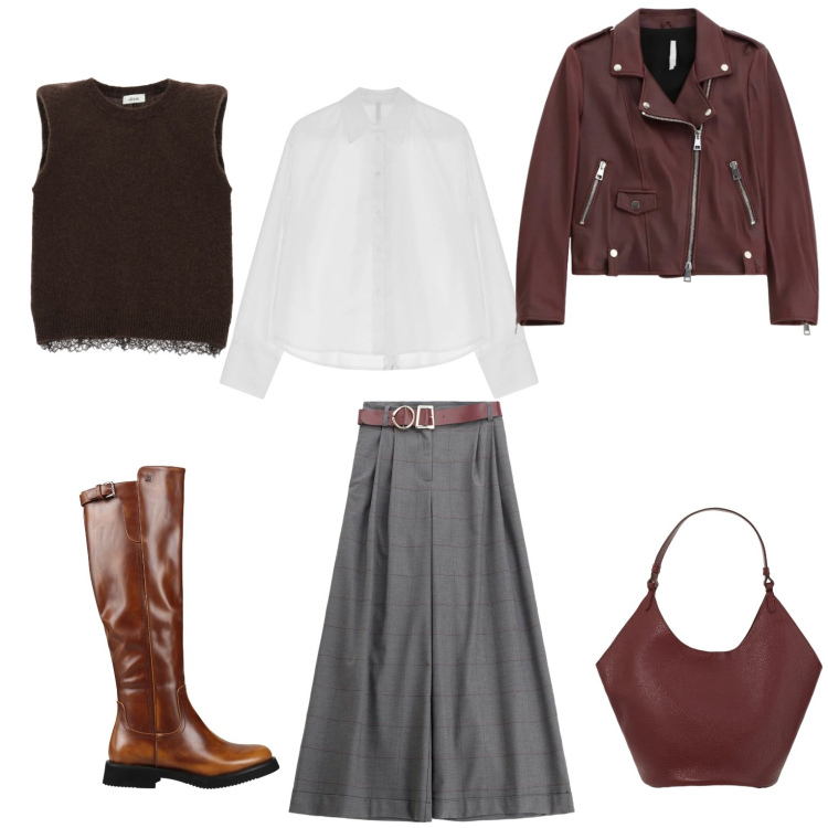 Outfit donna - Beautiful. Stile Casual per Serata fuori. Abbinamento con stivali, pantaloni, giacche, camicie, maglieria, borse a spalla.