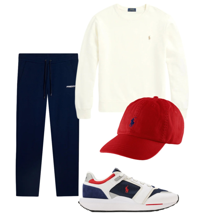 Outfit uomo - Casual con stile. Stile Casual per Tutti i giorni. Abbinamento con pantaloni sportivi, cappelli, sneakers, felpe.