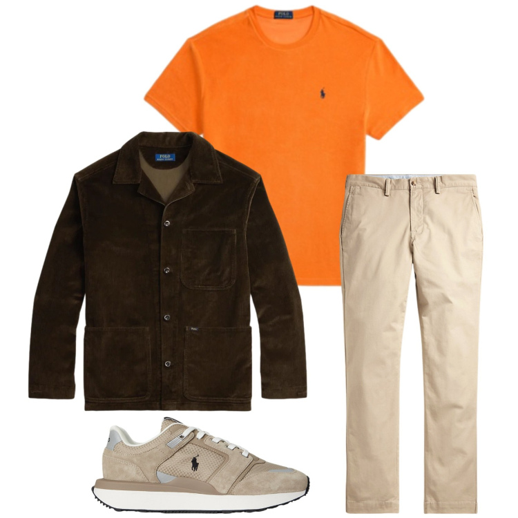 Outfit uomo - Total look #2332744. Stile Casual per Tutti i giorni. Abbinamento con pantaloni, sneakers, giacche, t-shirt.