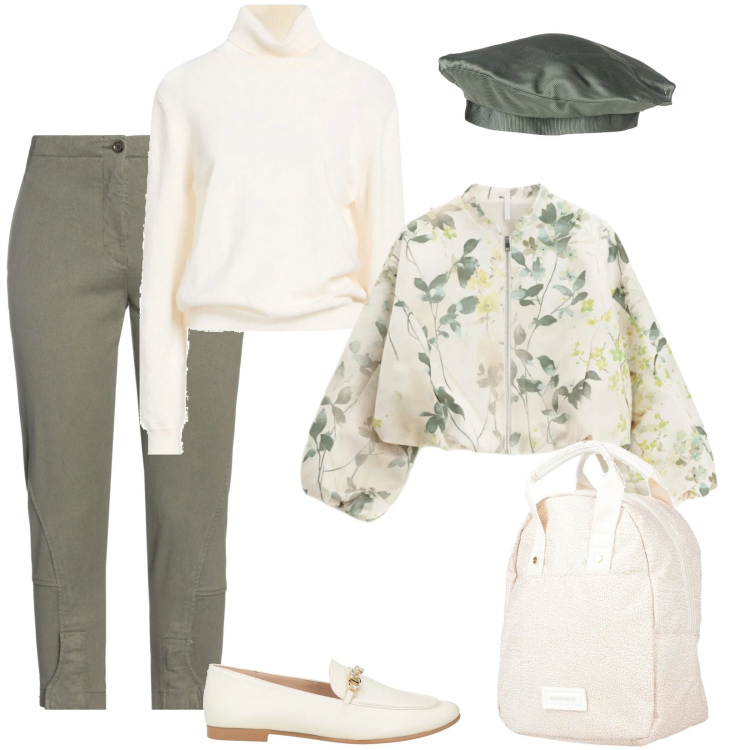 Outfit donna - Romantico San Valentino. Stile Romantica per Tutti i giorni. Abbinamento con cappelli e berretti, maglieria, zaini, jeans slim fit, mocassini, bomber.