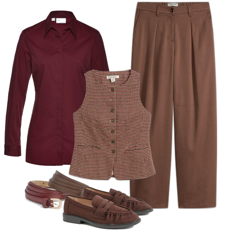 Outfit femme - Le barrel à pinces. Style Hommasse pour Tous les jours. Assortir avec pantalon , chemisiers, gilets sans manche, mocassins, ceintures.