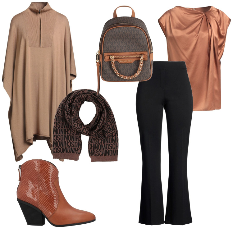 Outfit donna - Comfortable Valentine. per Tutti i giorni. Abbinamento con zaini, stivaletti texani, sciarpe, top, cappotti, pantaloni.