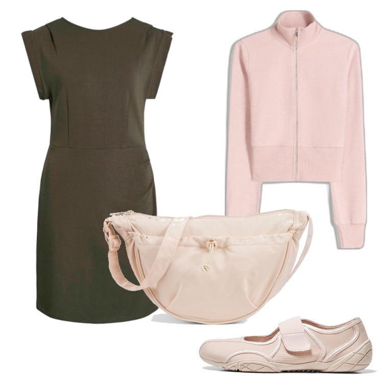 Outfit mujer - Urban look. Estilo Urban para Todos los días. Combinación con sudaderas, vestidos largos, bailarinas, riñoneras.