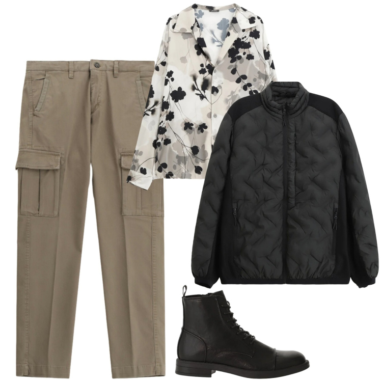 Outfit uomo - Imperial. Stile Urban per Tutti i giorni. Abbinamento con camicie, pantaloni cargo, giacche, anfibi.