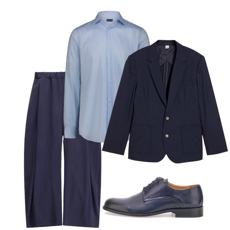 Outfit uomo - Febbraio. Stile Casual per Serata speciale. Abbinamento con giacche, pantaloni, scarpe stringate, camicie.