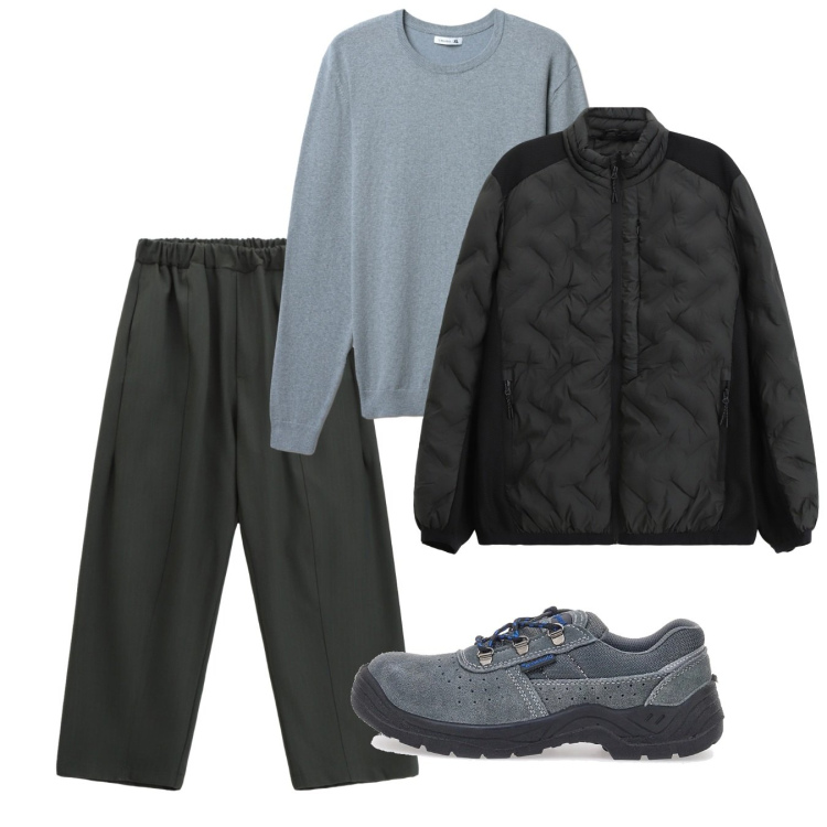 Outfit uomo - Febbraio. Stile Casual per Tutti i giorni. Abbinamento con maglieria, pantaloni, giacche, scarpe stringate.