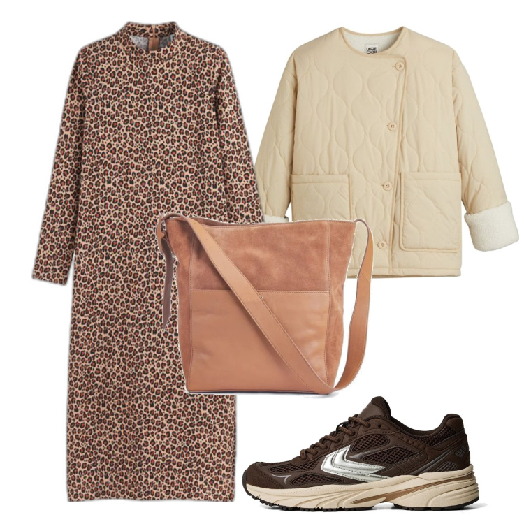 Outfit mujer - Casual look. Estilo Casual para Todos los días. Combinación con blazers, vestidos largos, sneakers, bolso tote.