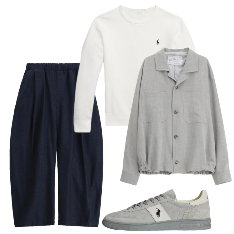 Outfit uomo - Febbraio. Stile Casual per Tutti i giorni. Abbinamento con cappotti, pantaloni, sneakers, felpe.