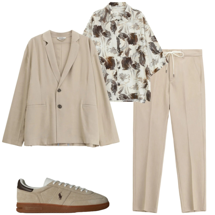 Outfit uomo - Imperial. Stile Trendy per Tutti i giorni. Abbinamento con giacche, camicie a manica corta, pantaloni, sneakers.