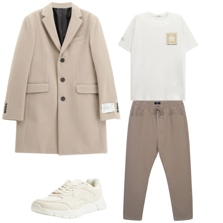 Outfit uomo - L \'uomo che sa distinguersi. Stile Casual per Tutti i giorni. Abbinamento con sneakers, pantaloni, cappotti, t-shirt.