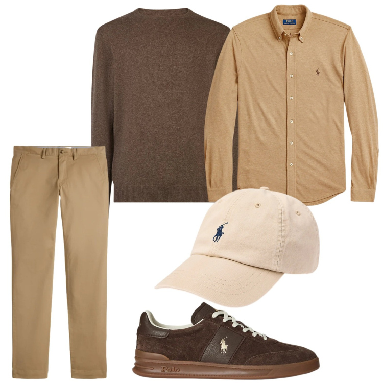 Outfit uomo - La camicia senza tempo. Stile Casual per Tutti i giorni. Abbinamento con camicie, cappelli, sneakers, pantaloni chino, maglieria.