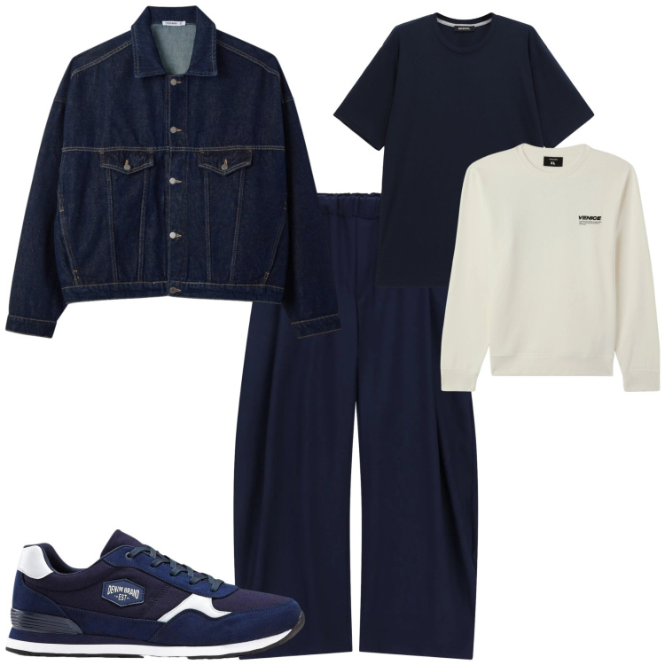 Outfit uomo - Urban in città. Stile Urban per Tutti i giorni. Abbinamento con sneakers, felpe, cappotti, pantaloni, t-shirt.