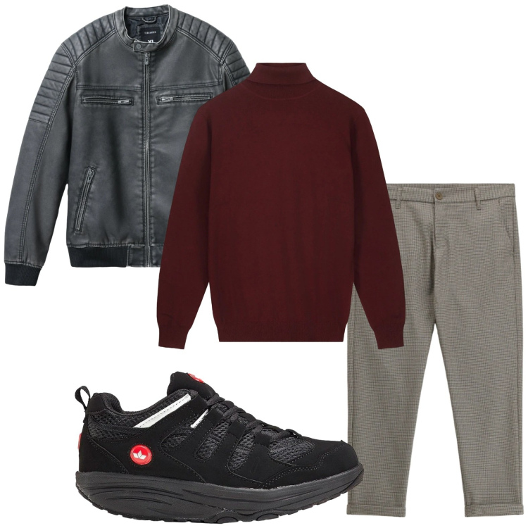 Outfit uomo - Urban. Stile Urban per Tutti i giorni. Abbinamento con sneakers, giacche, pantaloni, maglieria.